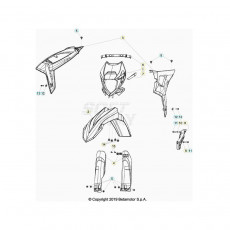 Beta RR430 20 Verkleidung/Sitzbank/Tank 2