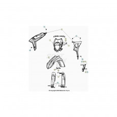 Beta RR430 21 Verkleidung/Sitzbank/Tank 2