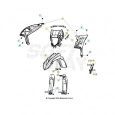 Beta RR430 25 Verkleidung/Sitzbank/Tank 2