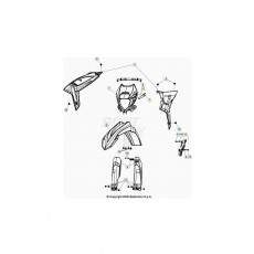 Beta RR430RC 21 4T Verkleidung/Sitzbank/Tank