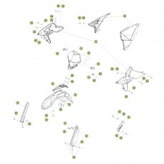 Beta RR430 Racing 16 Verkleidung/Sitzbank/Tank 2