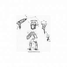 Beta RR430RC 20 4T Verkleidung/Sitzbank/Tank