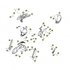 Beta RR450 Cross Country 12 Verkleidung/Sitzbank/Tank 2