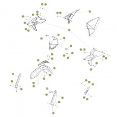 Beta RR450 Racing 13 Verkleidung/Sitzbank/Tank 2