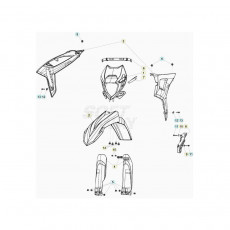 Beta RR480 20 Verkleidung/Sitzbank/Tank 2