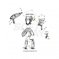 Beta RR480 25 Verkleidung/Sitzbank/Tank 2