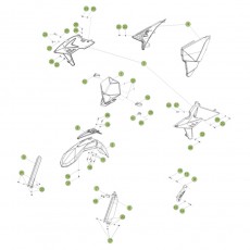 Beta RR480 Racing 15 Verkleidung/Sitzbank/Tank 2