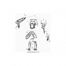 Beta RR480RC 20 4T Verkleidung/Sitzbank/Tank