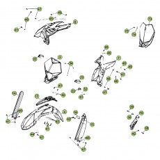 Beta RR498 Factory 12 Verkleidung/Sitzbank/Tank 2