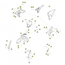 Beta RR498 Racing 14 Verkleidung/Sitzbank/Tank 2