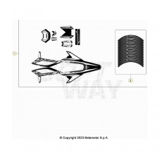 Beta RR50 Street Track 23 Verkleidung/Sitzbank/Tank 2
