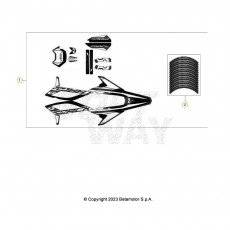 Beta RR50 Street Track 24 Verkleidung/Sitzbank/Tank 2