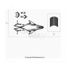 Beta RR50 Street Sport 23 Verkleidung/Sitzbank/Tank 2