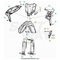 Beta RR300RC 25 Verkleidung/Sitzbank/Tank 2