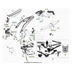Beta Xtrainer300 21 Verkleidung/Sitzbank/Tank 2