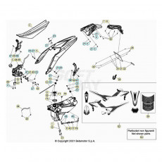 Beta Xtrainer300 22 Verkleidung/Sitzbank/Tank 2