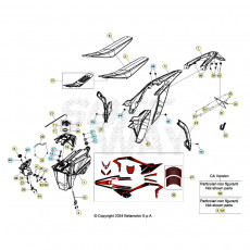 Beta Xtrainer300 25 Verkleidung/Sitzbank/Tank 2