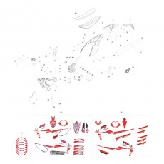 Beta RR250 16 Verkleidung-Sitzbank-Tank 2