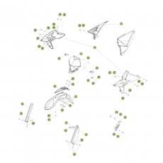 Beta RR250 2T Racing 14 Verkleidung/Sitzbank/Tank 3