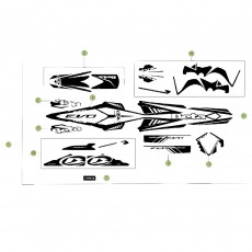 Beta  EVO125 Factory 12 Verkleidung/Sitzbank/Tank 2