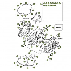 Beta RR450 09 Motorgehäuse