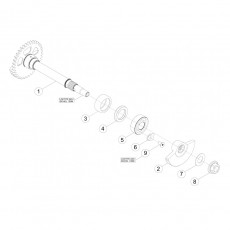 Beta RR390 16 Kurbelwelle - Kolben - Ausgleichswelle 1
