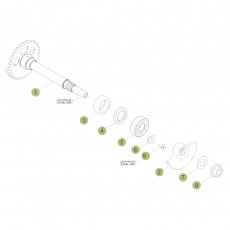 Beta RR400 12 Kurbelwelle - Kolben - Ausgleichswelle