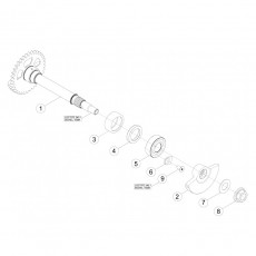 Beta RR400 13 Kurbelwelle - Kolben - Ausgleichswelle