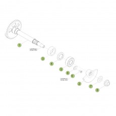 Beta RR430 16 Kurbelwelle - Kolben - Ausgleichswelle1