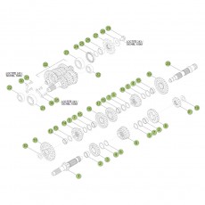 Beta RR498 12 Getriebe