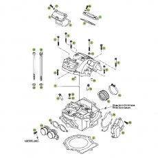 Beta RR400 06 Zylinder - Zylinderkopf - Ventiltrieb