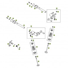 Beta RR400 08 Zylinder - Zylinderkopf - Ventiltrieb 1