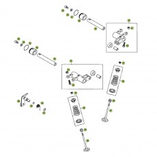 Beta RR400 09 Zylinder - Zylinderkopf - Ventiltrieb 1