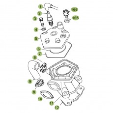 Beta EVO80 09 Zylinder/Zylinderkopf/Ventiltrieb