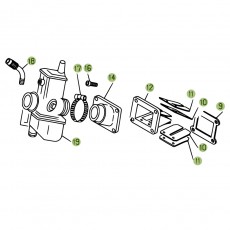 Beta REV3 125 05 Vergaser