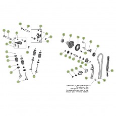 Beta EVO300 4T 12 Zylinder/Zylinderkopf/Ventiltrieb 2
