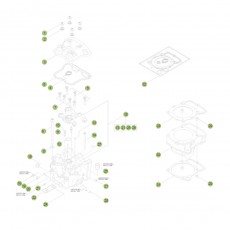 Beta RR430 16 Zylinder - Zylinderkopf - Ventiltrieb 1