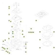Beta RR498 13 Zylinder - Zylinderkopf - Ventiltrieb