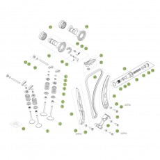 Beta RR400 12 Zylinder - Zylinderkopf - Ventiltrieb 1