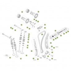 Beta RR450 13 Zylinder - Zylinderkopf - Ventiltrieb 1