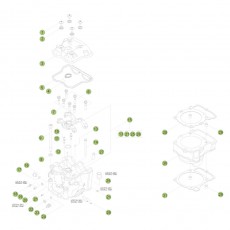 Beta RR450 10 Zylinder - Zylinderkopf - Ventiltrieb