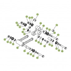Beta RR525 09 Schwingarm - Federbein 1