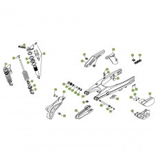 Beta RR525 06 Schwingarm - Federbein