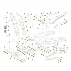 Beta RR520 10 Schwingarm - Federbein