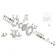 Beta RR525 06 Hinterrad