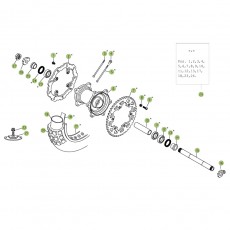 Beta RR525 08 Hinterrad