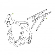 Beta RR400 07 Rahmen - Ausleger