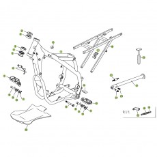 Beta RR450 09 Rahmen - Zubehör