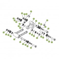 Beta RR400 09 Schwingarm - Federbein 1