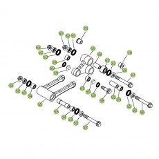 Beta RR450 09 Schwingarm - Federbein 1